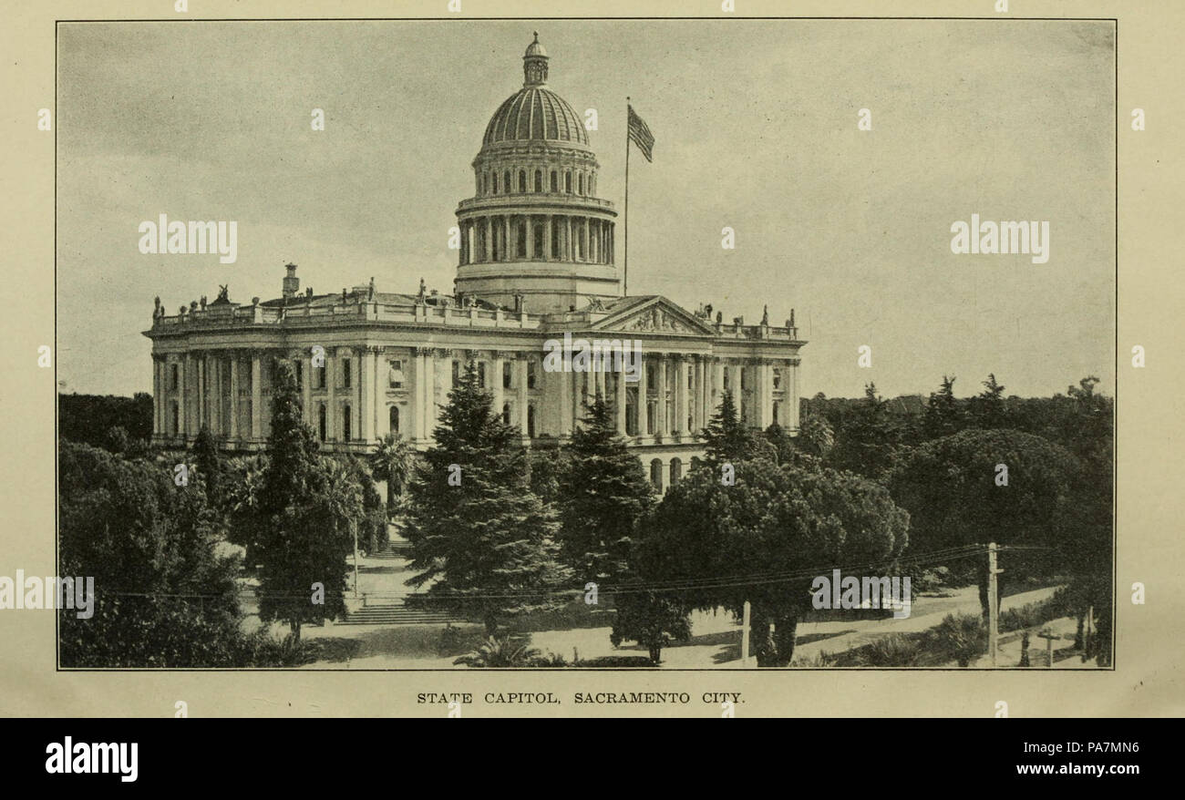 267 Californiabluebo1907cali 0006 California State Capitol Foto Stock