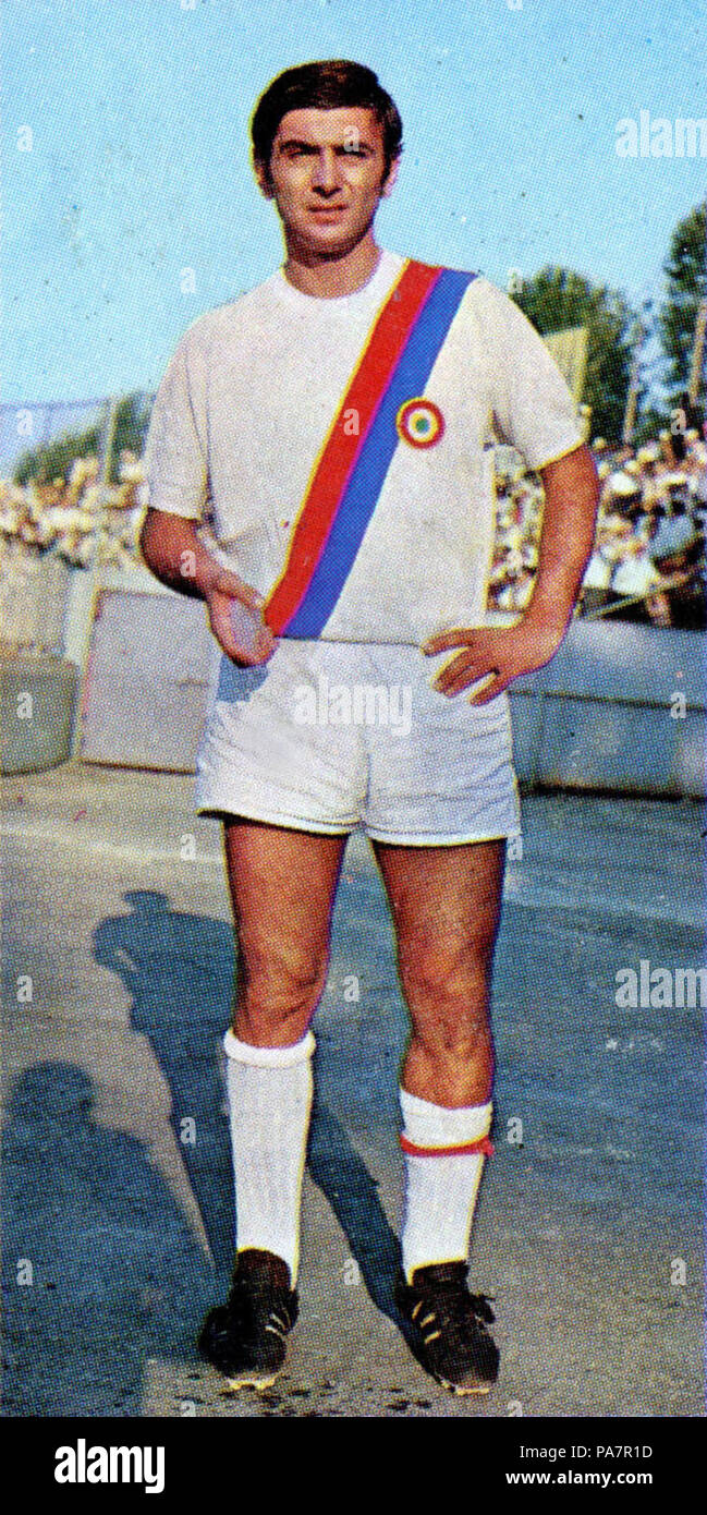 7 1970-71 Bologna FC - Giacomo Bulgarelli Foto Stock
