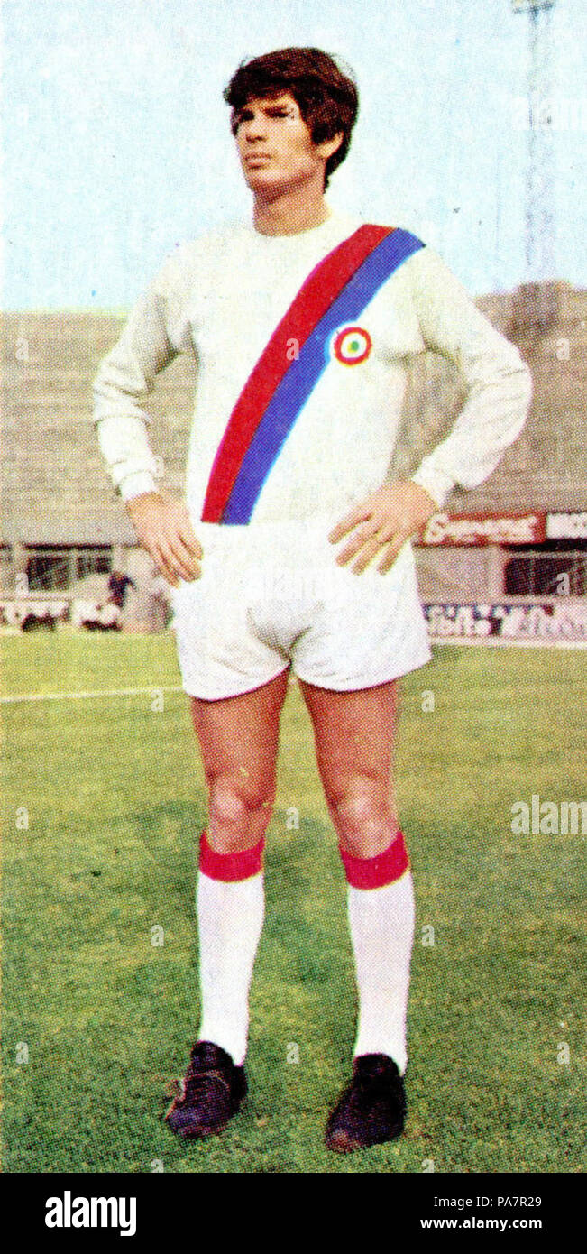 7 1970-71 Bologna FC - Francesco Liguori Foto Stock