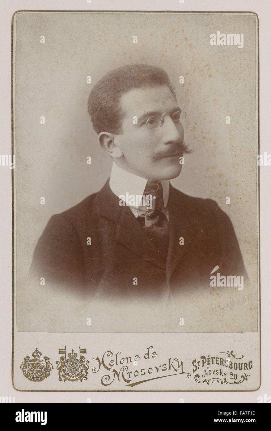 Ritratto del pittore Léon Bakst (1866-1924). Museo: Collezione privata. Foto Stock