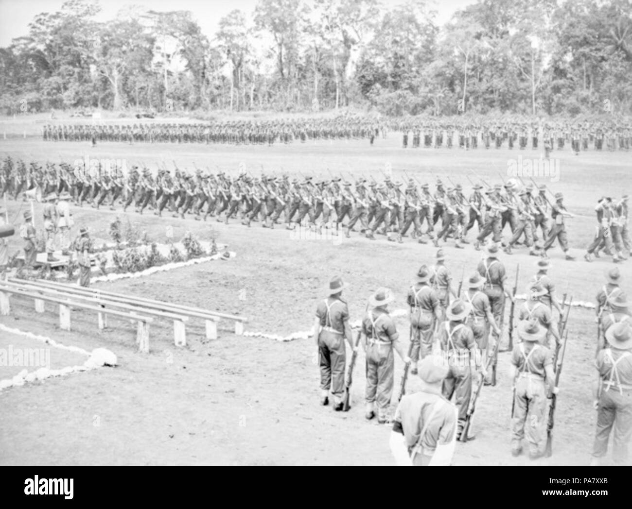 27 AWM 071060 XXIX Brigata a Lae Marzo 1944 Foto Stock