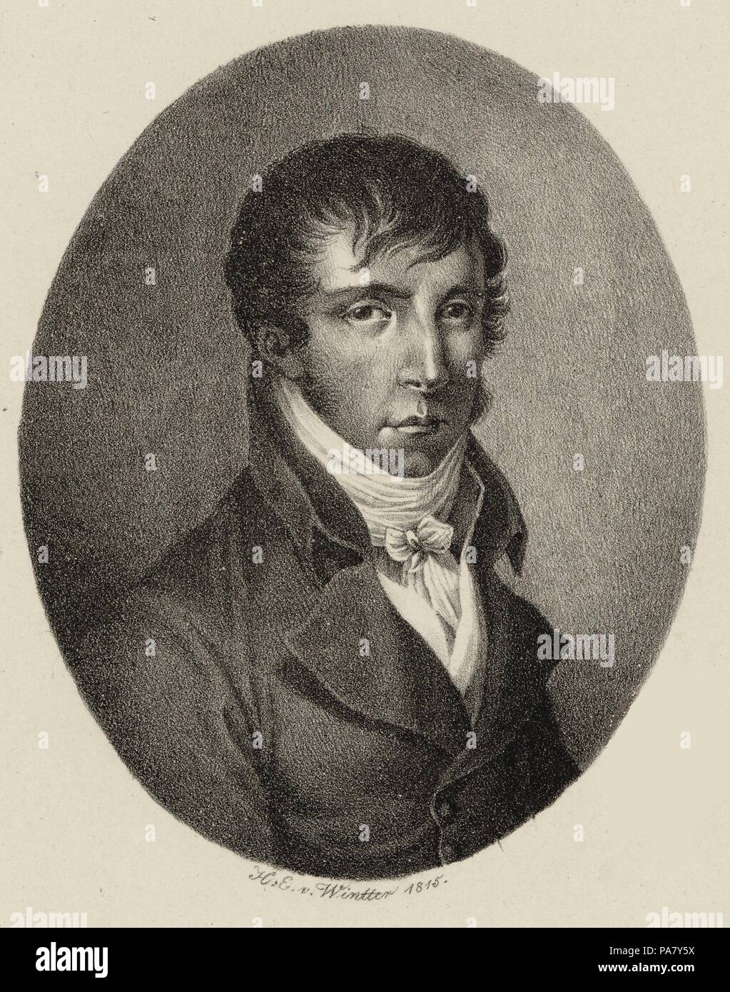 Ritratto del compositore Luigi Cherubini (1760-1842). Museo: Collezione privata. Foto Stock