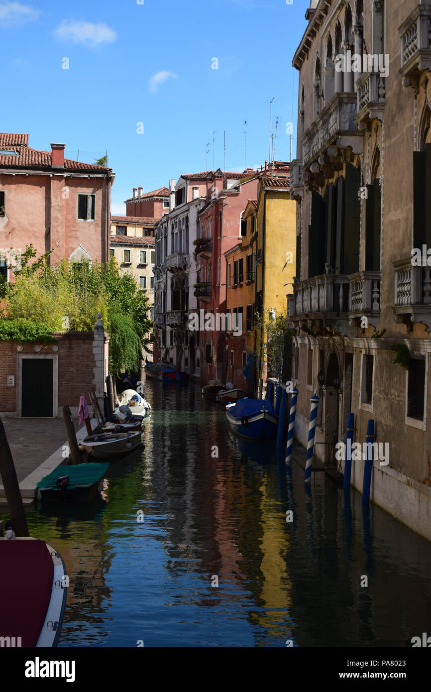 Paesaggio in Venezia, Italia Foto Stock