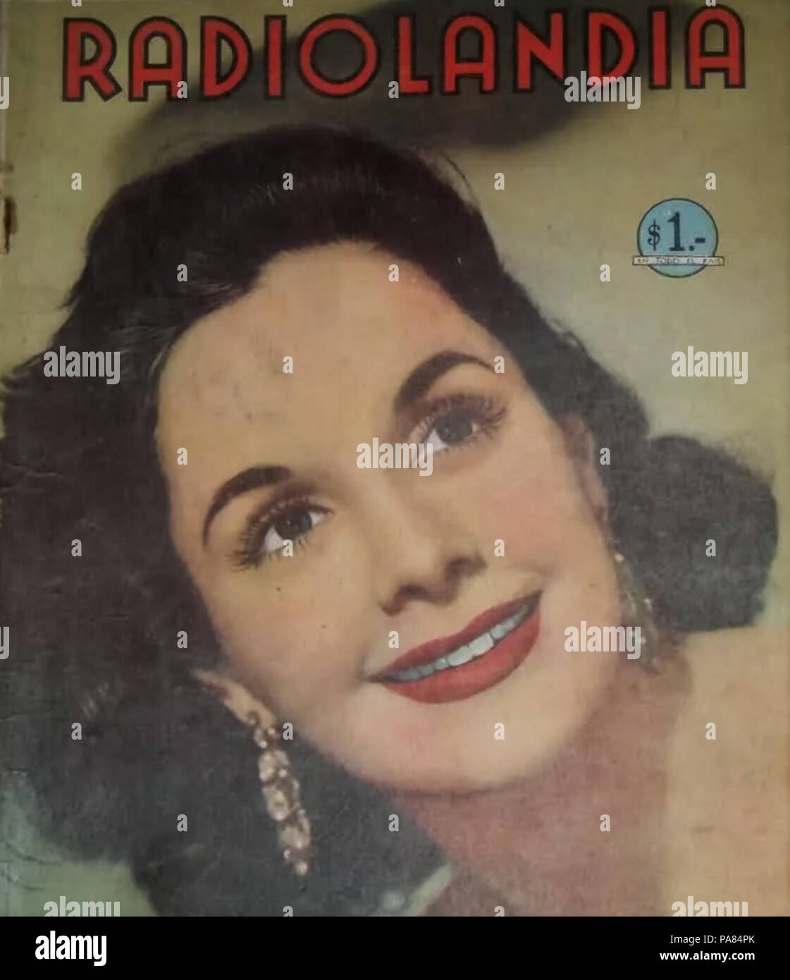 61 Delia Garcés - Radiolandia, 1952 Foto Stock