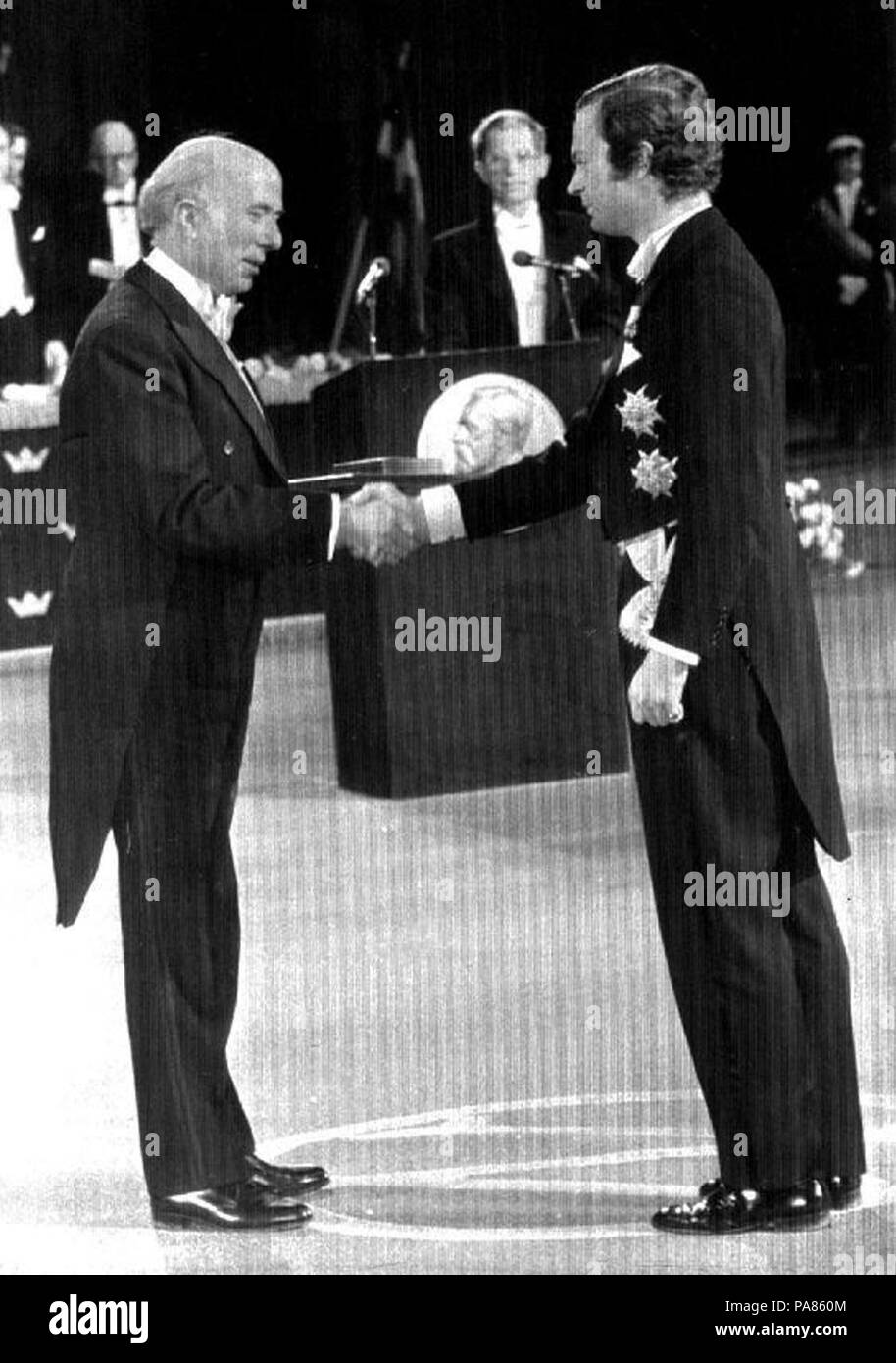 70 Dulbecco premio Nobel per la medicina 1975 Foto Stock