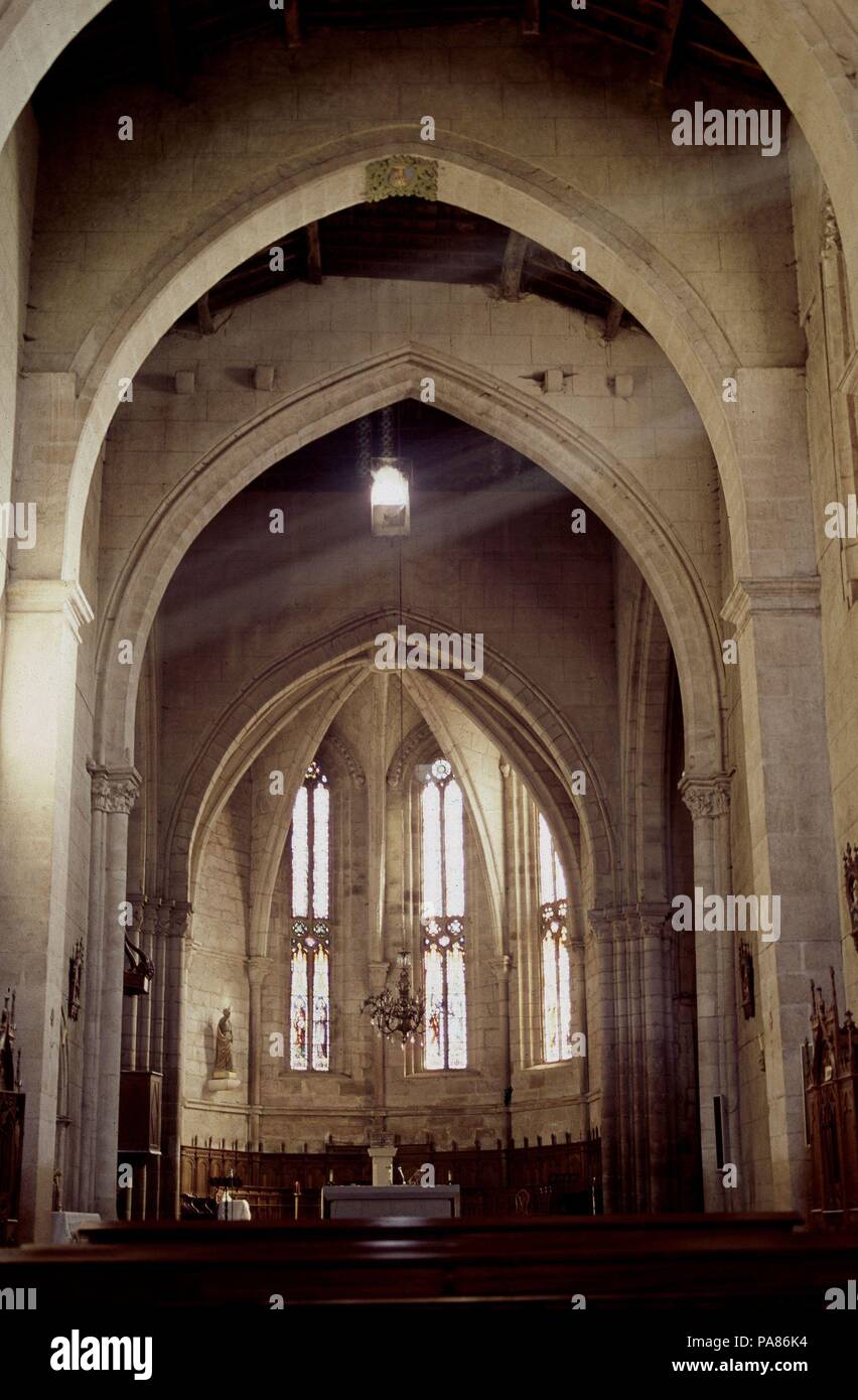 INTERIOR HACIA LA CABECERA. Posizione: Convento de San Francisco, Spagna. Foto Stock