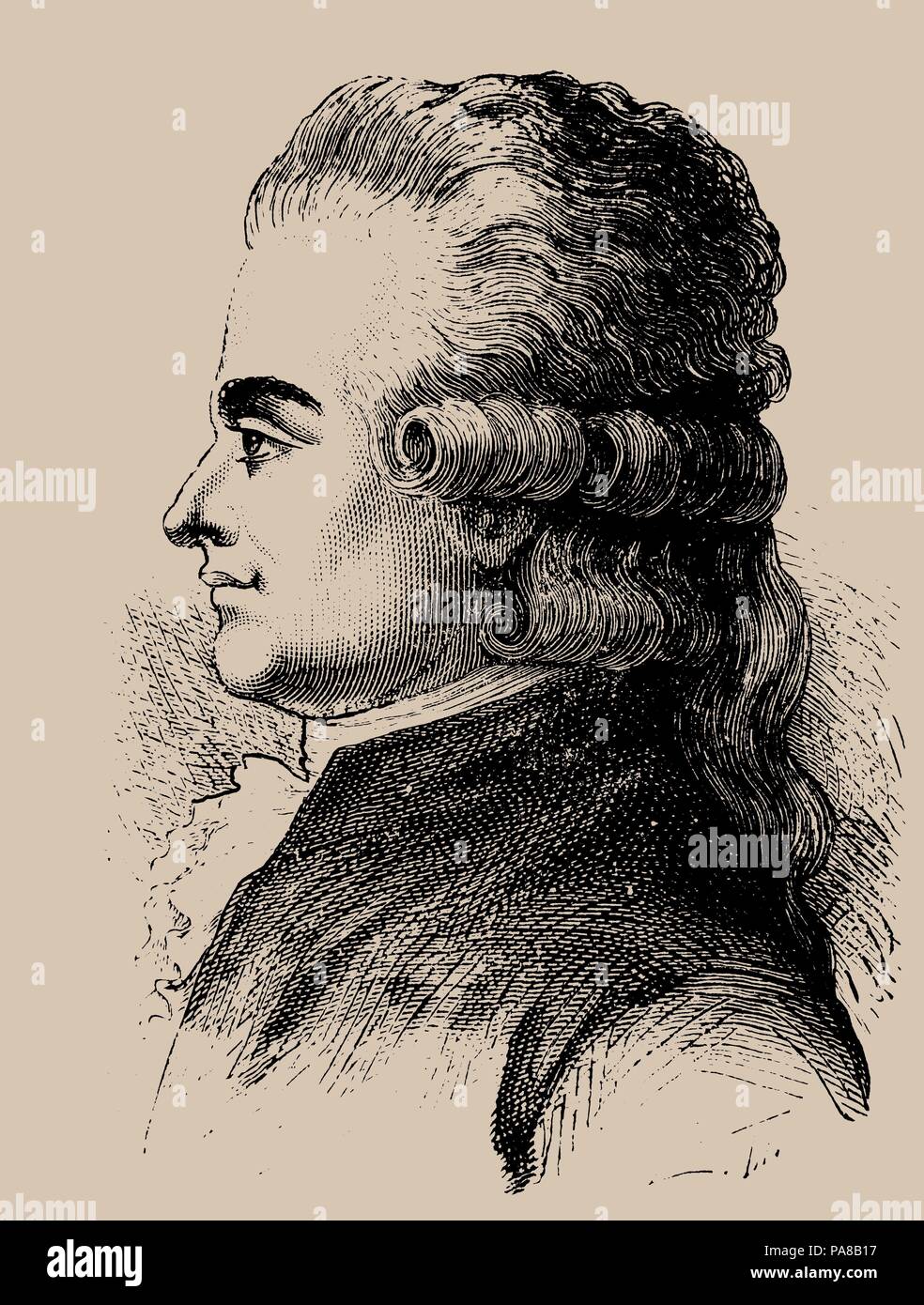 Jean-Jacques Duval d'Eprémesnil (1745-1794). Museo: Collezione privata. Foto Stock