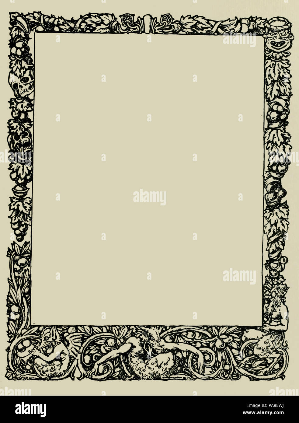 78 FamHis067confine Foto Stock