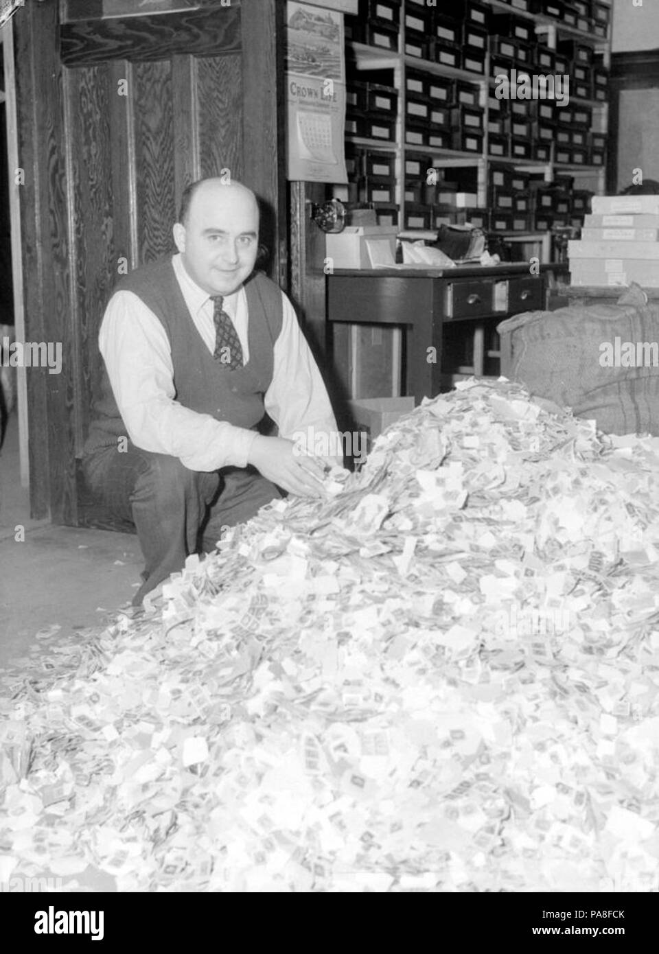 80 Funzione. Papachristidis Shop della filatelia BAnQ P48S1P09082 Foto Stock