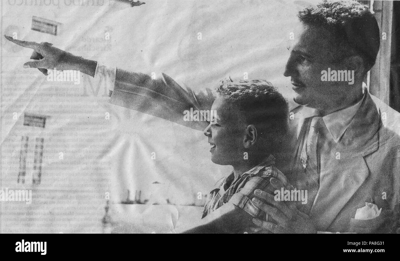 82 Fidel castro angelo 1954 Foto Stock