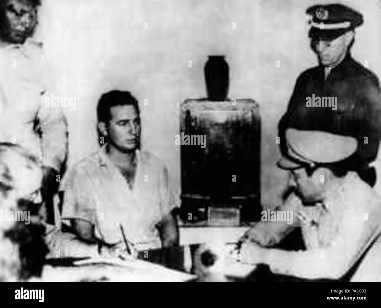 82 Fidel Castro sotto arresto dopo l'attacco Moncada Foto Stock