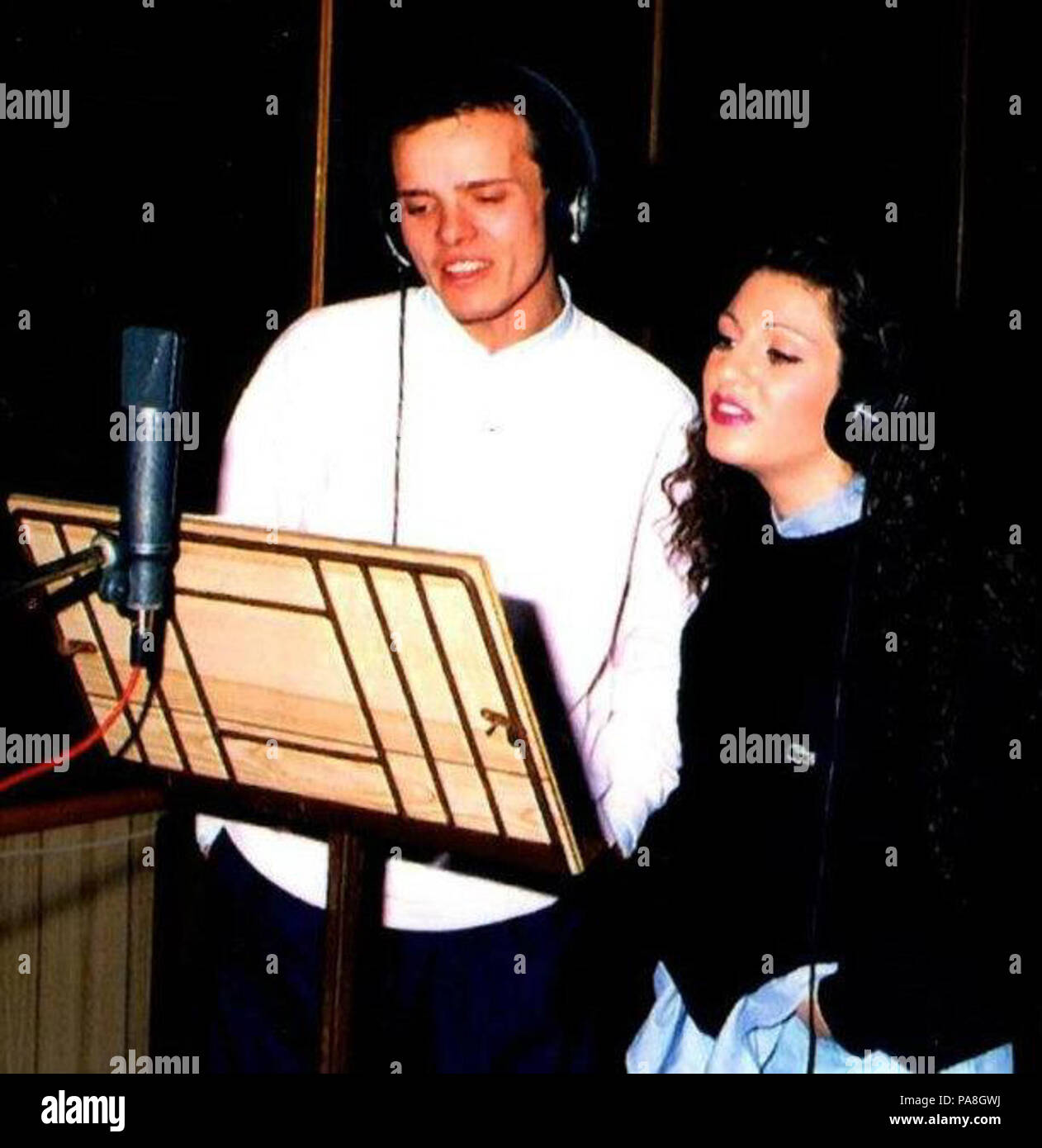 102 Gigi D'Alessio e Ida rendano nel 1992 Foto Stock