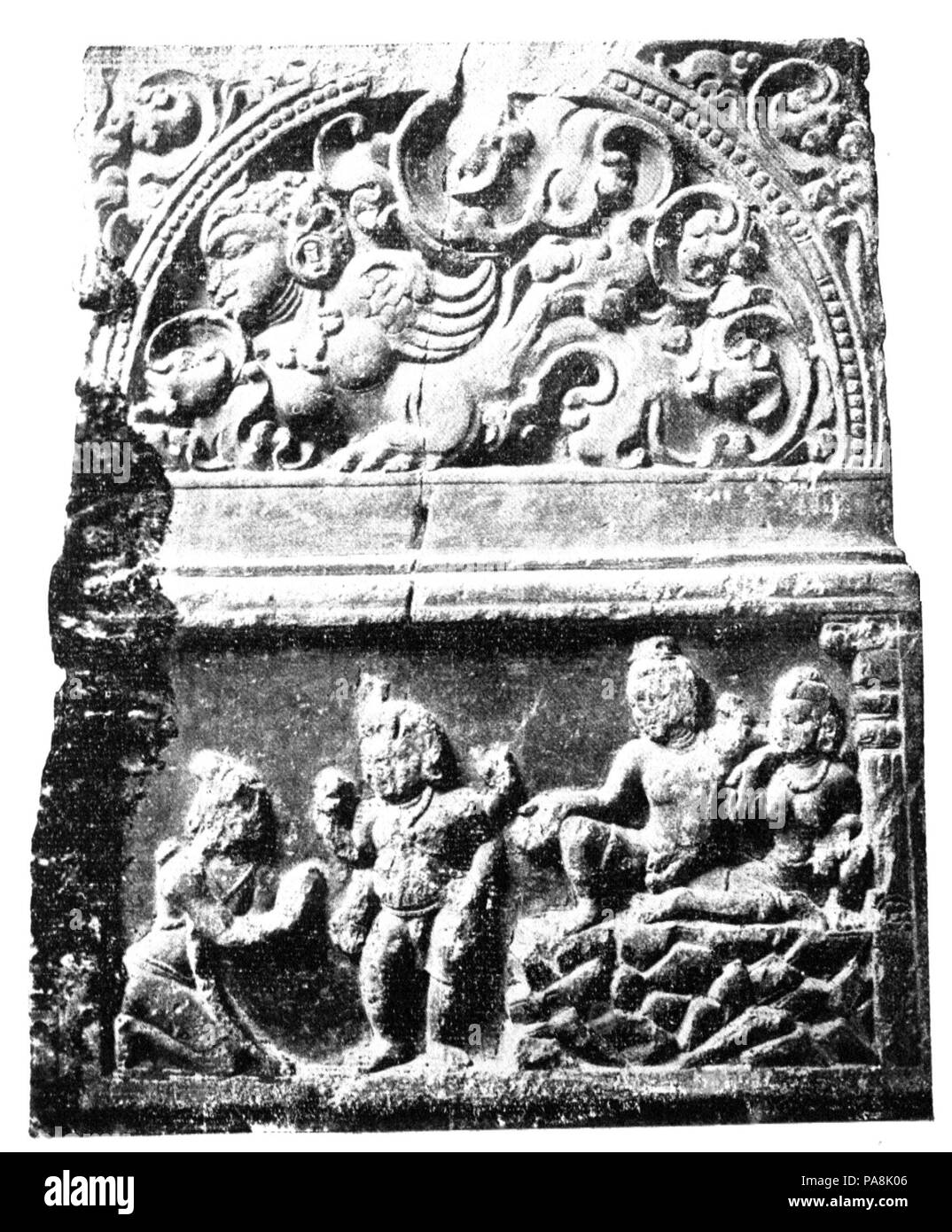 122 L'età dell'Imperial Guptas piastra 34 Foto Stock