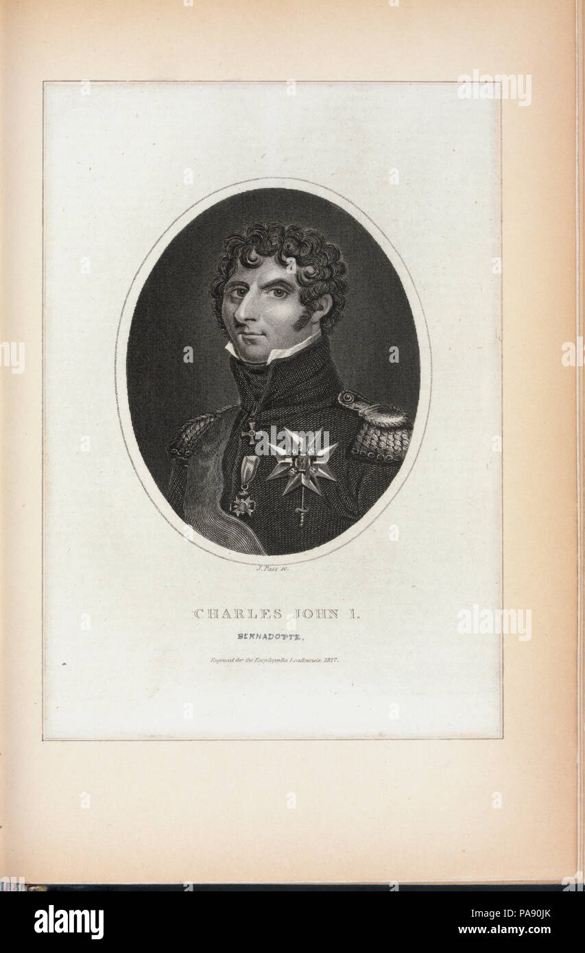 299 Charles John (Bernadotte) (NYPL ADE-257243-EM15218) Foto Stock