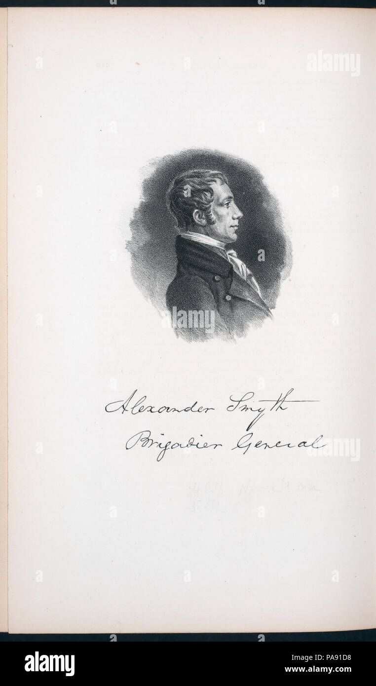 113 Alexander Smyth, Brigadiere Generale (NYPL ADE-256678-EM15023) Foto Stock