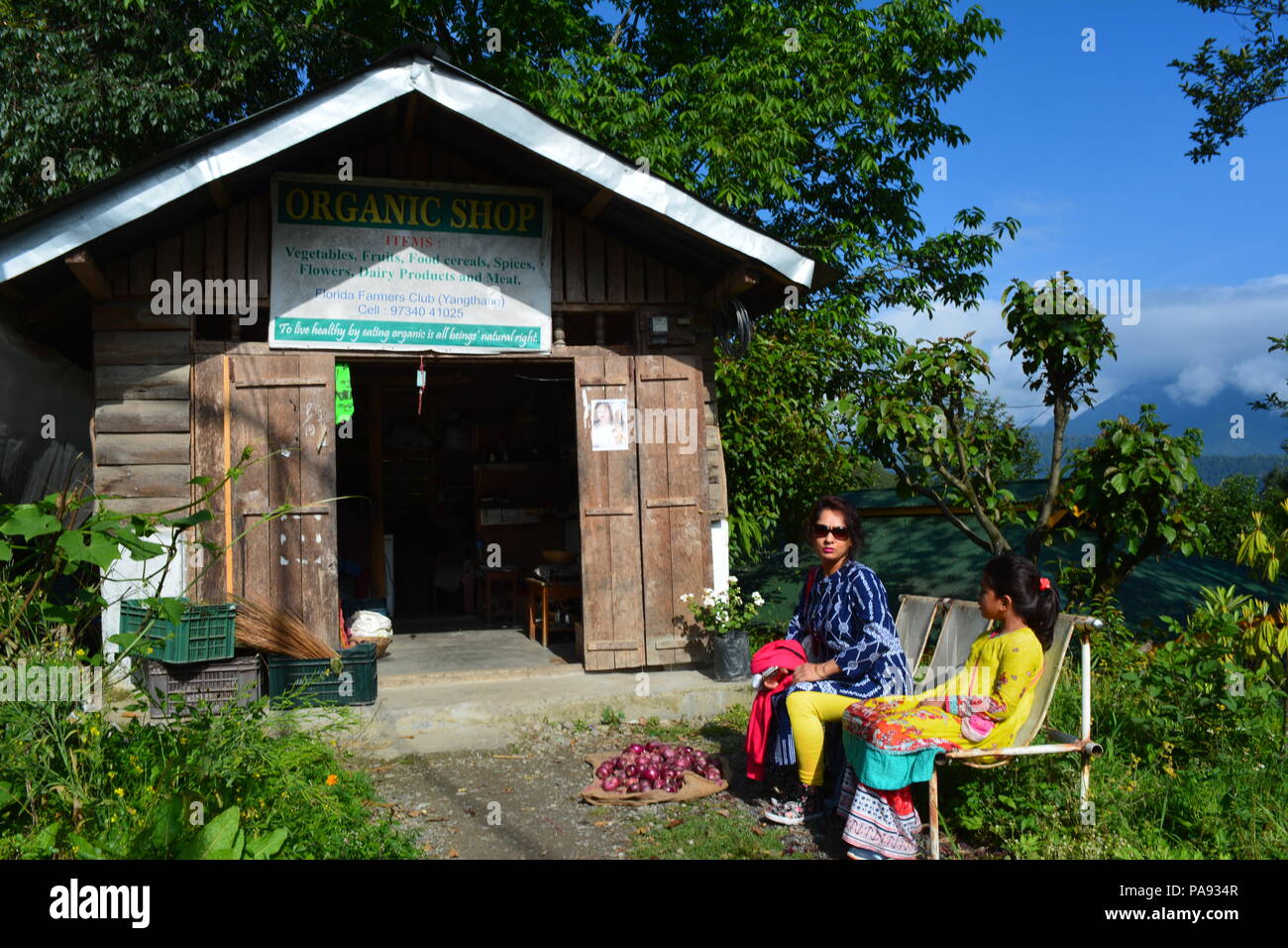 Ortografia, West Sikkim, India. Foto di viaggio. Foto Stock