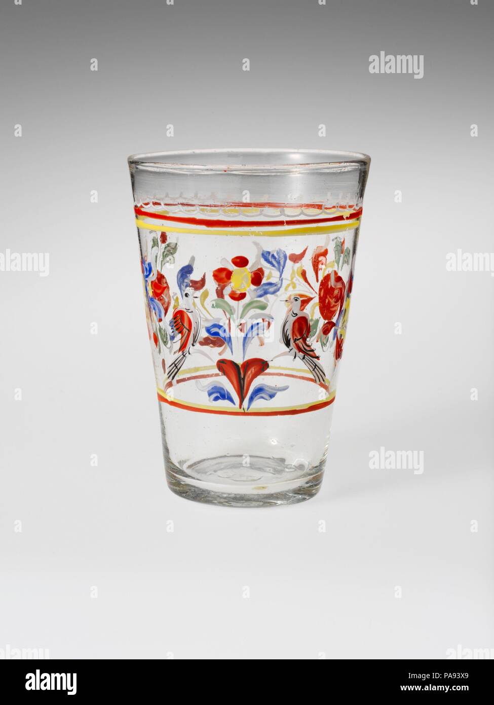 Tumbler. Dimensioni: H. 6 1/2 in. (16,5 cm). Data: XVIII secolo. Museo: Metropolitan Museum of Art di New York, Stati Uniti d'America. Foto Stock