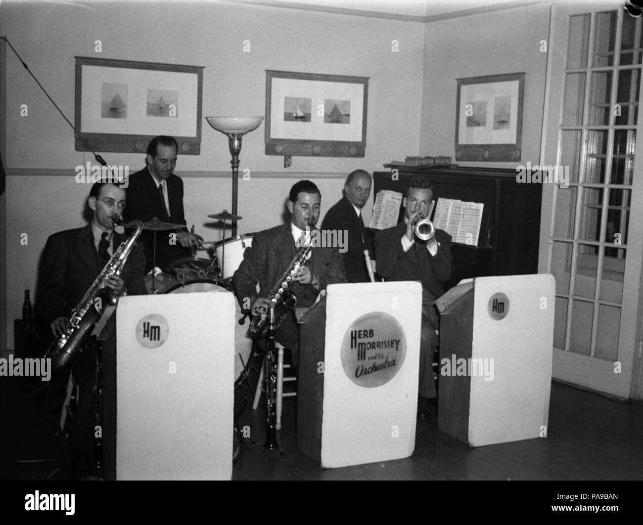 179 la musica. Herb Morissey e la sua Orchestra BAnQ P48S1P13796 Foto Stock