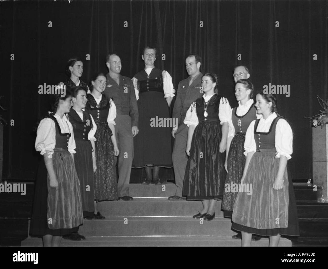 179 la musica. La Trapp Family BAnQ P48S1P13784 Foto Stock