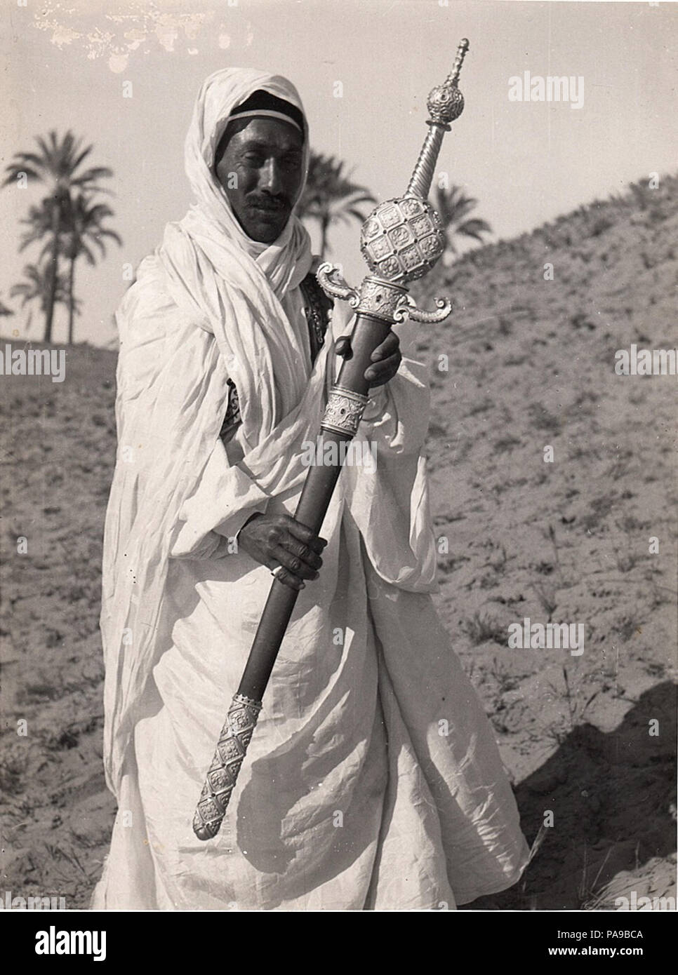179 Mussolini la spada dell'Islam Foto Stock