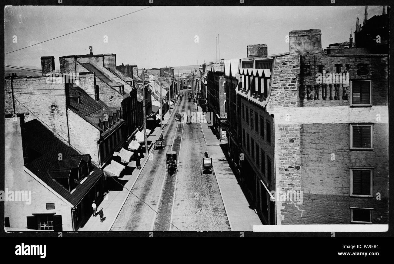 209 Quartier Vieux-Quebec - rue Saint-Jean BAnQ P560S1P138 Foto Stock