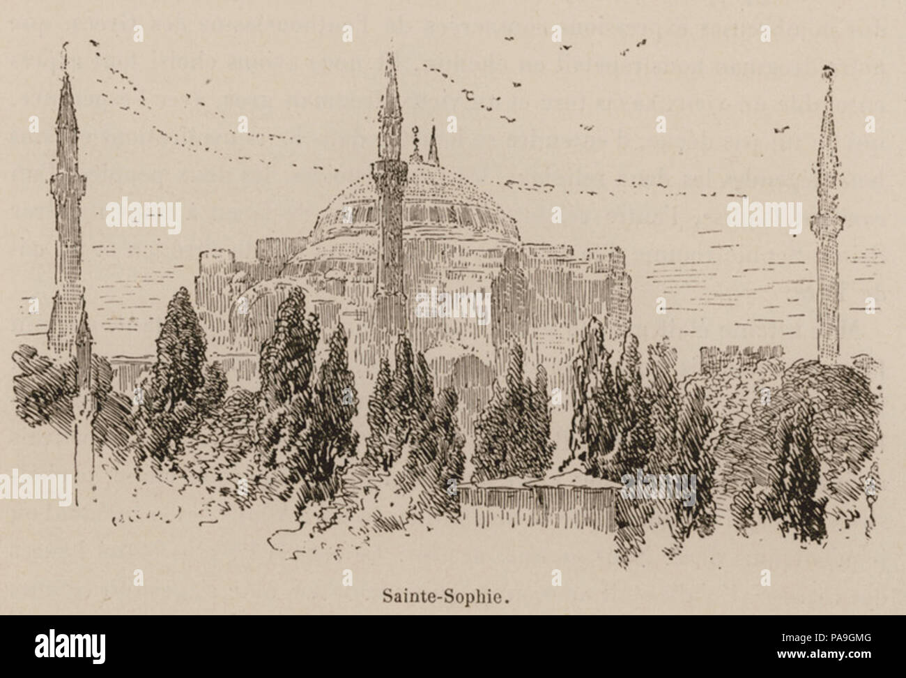 225 Sainte Sophie - De Amicis Edmondo - 1883 Foto Stock