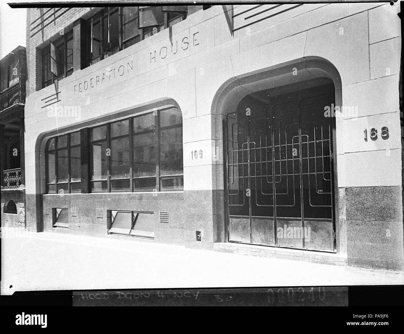 237 11984 SLNSW la facciata frontale insegnanti edificio Federation in Phillip Street per costruire Publishing Co Foto Stock