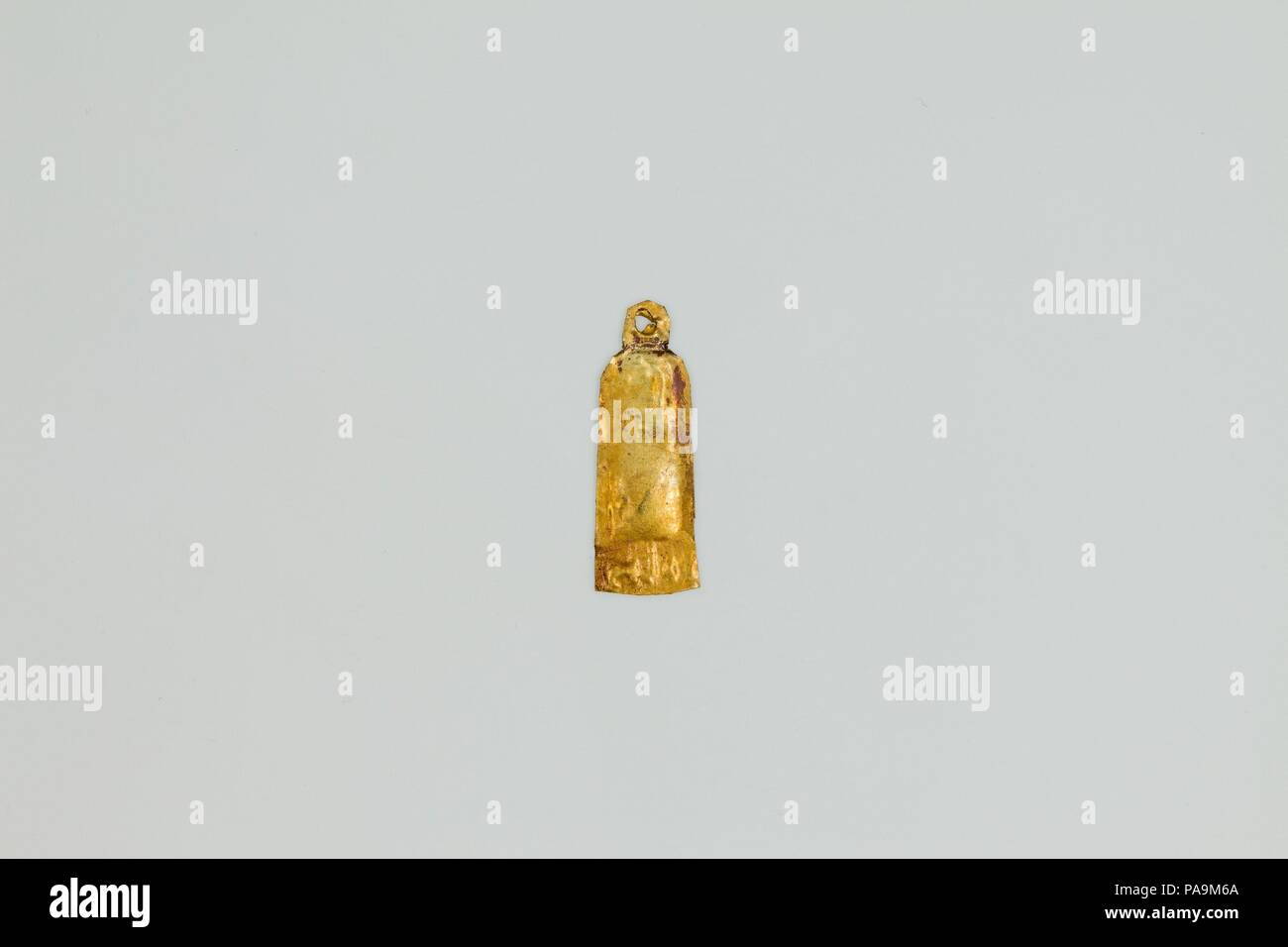 Aper amuleto. Dimensioni: l. 1.7 cm (11/16 in.) × h. 0,6 cm (1/4 in.). Dynasty: Dynasty 26-29. Data: 664-380 A.C. Museo: Metropolitan Museum of Art di New York, Stati Uniti d'America. Foto Stock