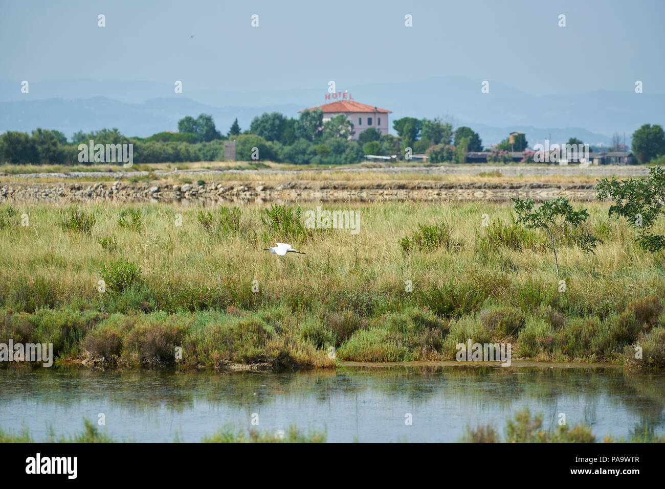 Salina di Cervia, miniere di sale, sale pan, sale dolce Foto Stock