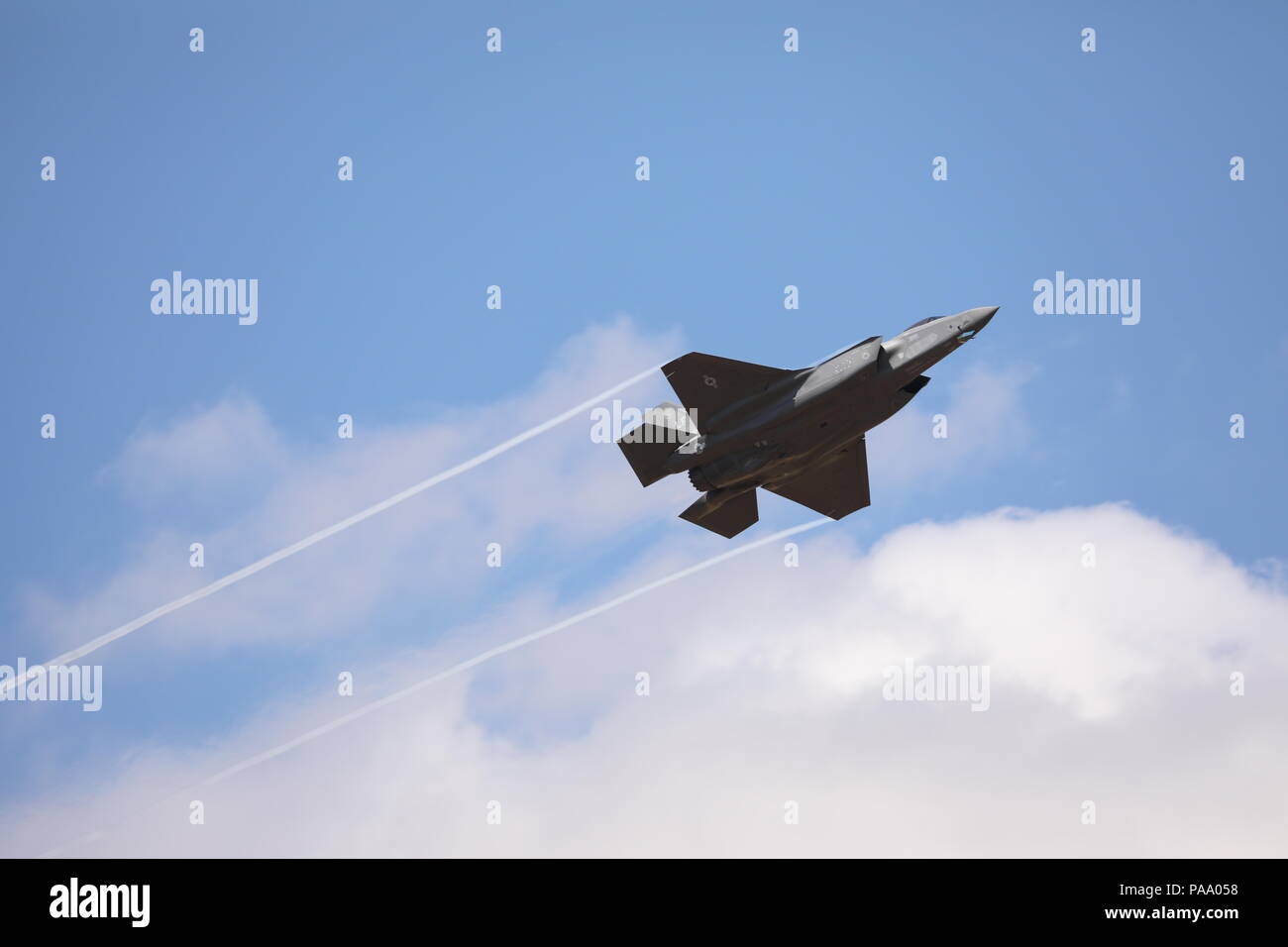 Lockhead Martin F-35un fulmine II 2006 Fairford RIAT domenica 15 luglio 2018 USA aereo militare Royal International Air Tattoo RAF100 15-5164 Foto Stock