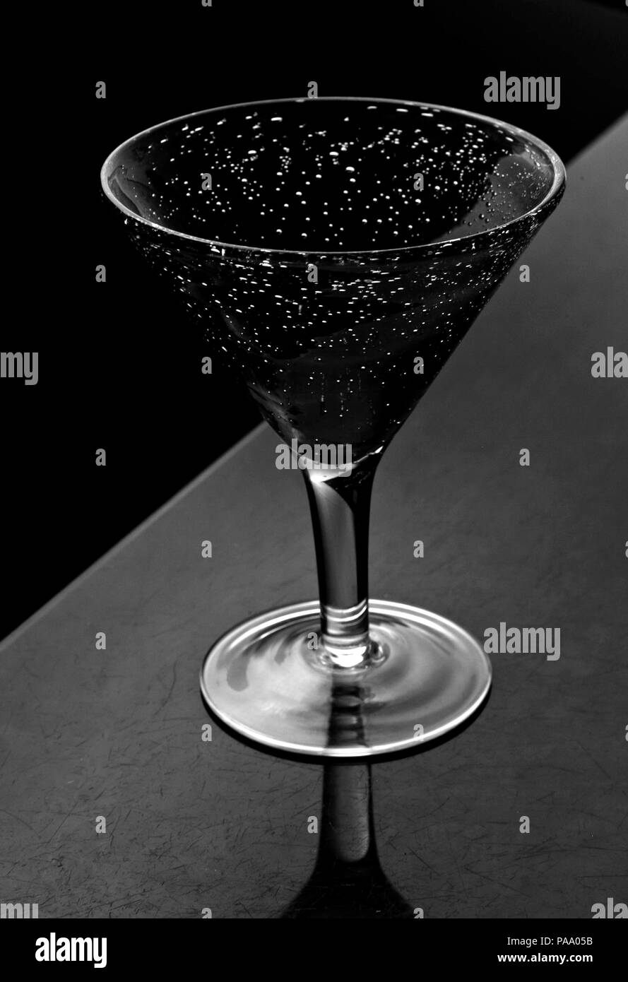 Bicchieri da Martini arte e bellezza Foto Stock