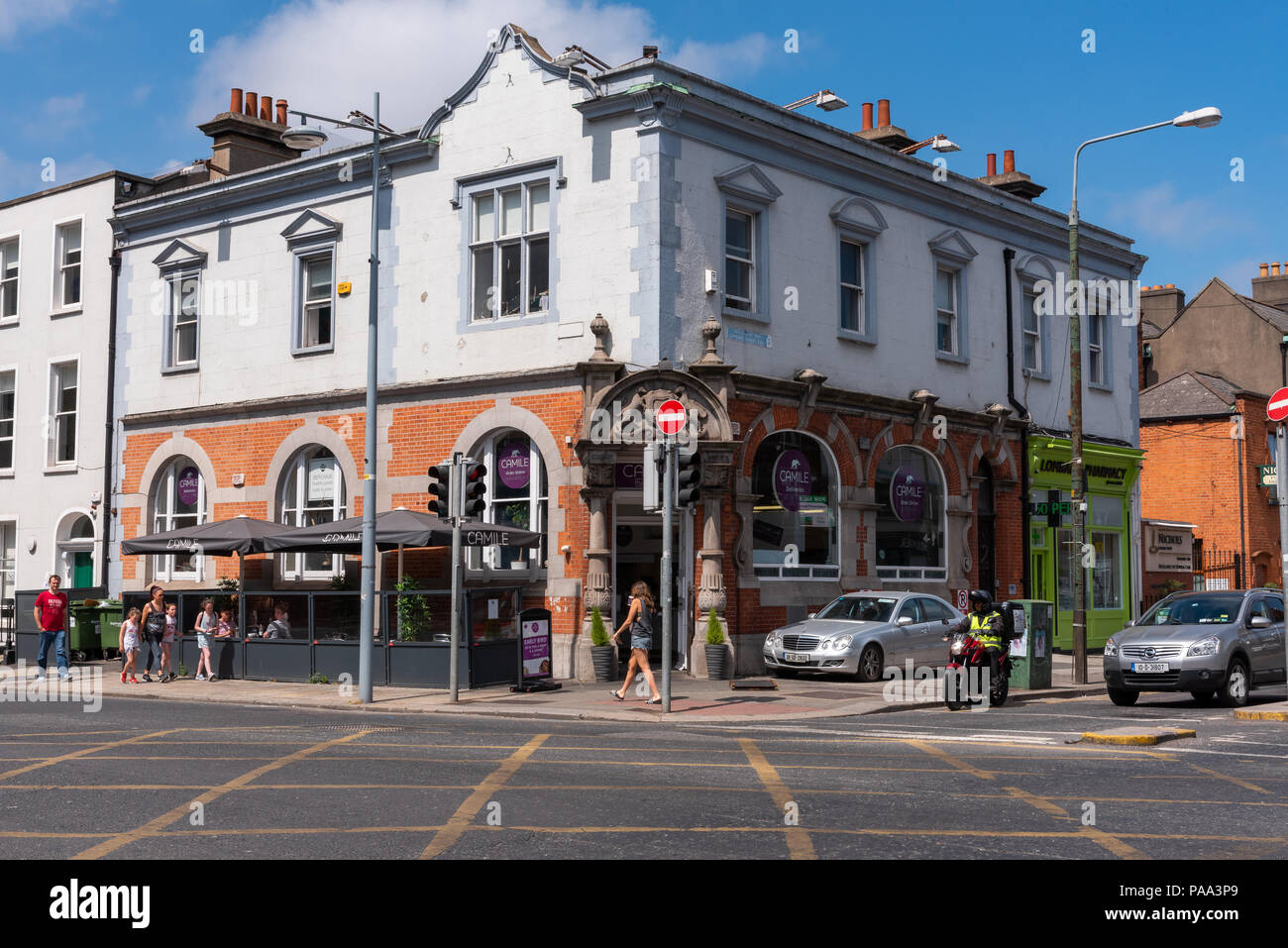 Ristorante del vicinato a Dublino, Irlanda Foto Stock