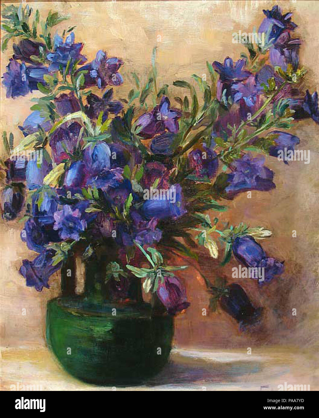 164 Maggie Laubser, Still Life fiori in vaso, (1909-1913), olio su tela, 520 x 420 mm Foto Stock