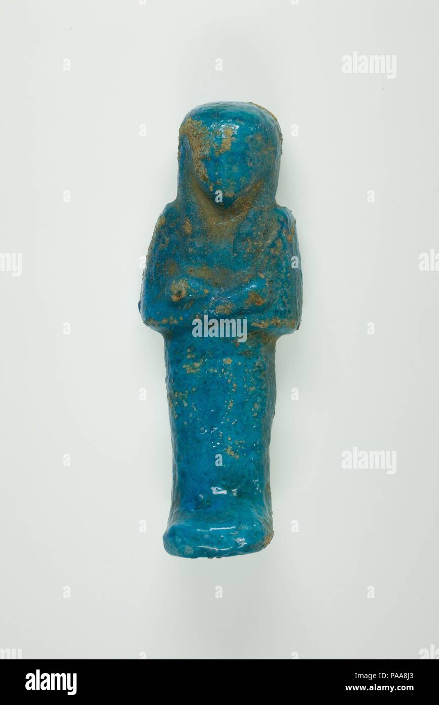 Lavoratore di Shabti Henettawy (C), Figlia di Isetemkheb. Dimensioni: h. 11,6 × w. 4.3 × d. 3.4 cm (4 9/16 × 1 11/16 × 1 5/16 in.). Dynasty: Dynasty 21. Data: ca. 990-970 A.C. Museo: Metropolitan Museum of Art di New York, Stati Uniti d'America. Foto Stock