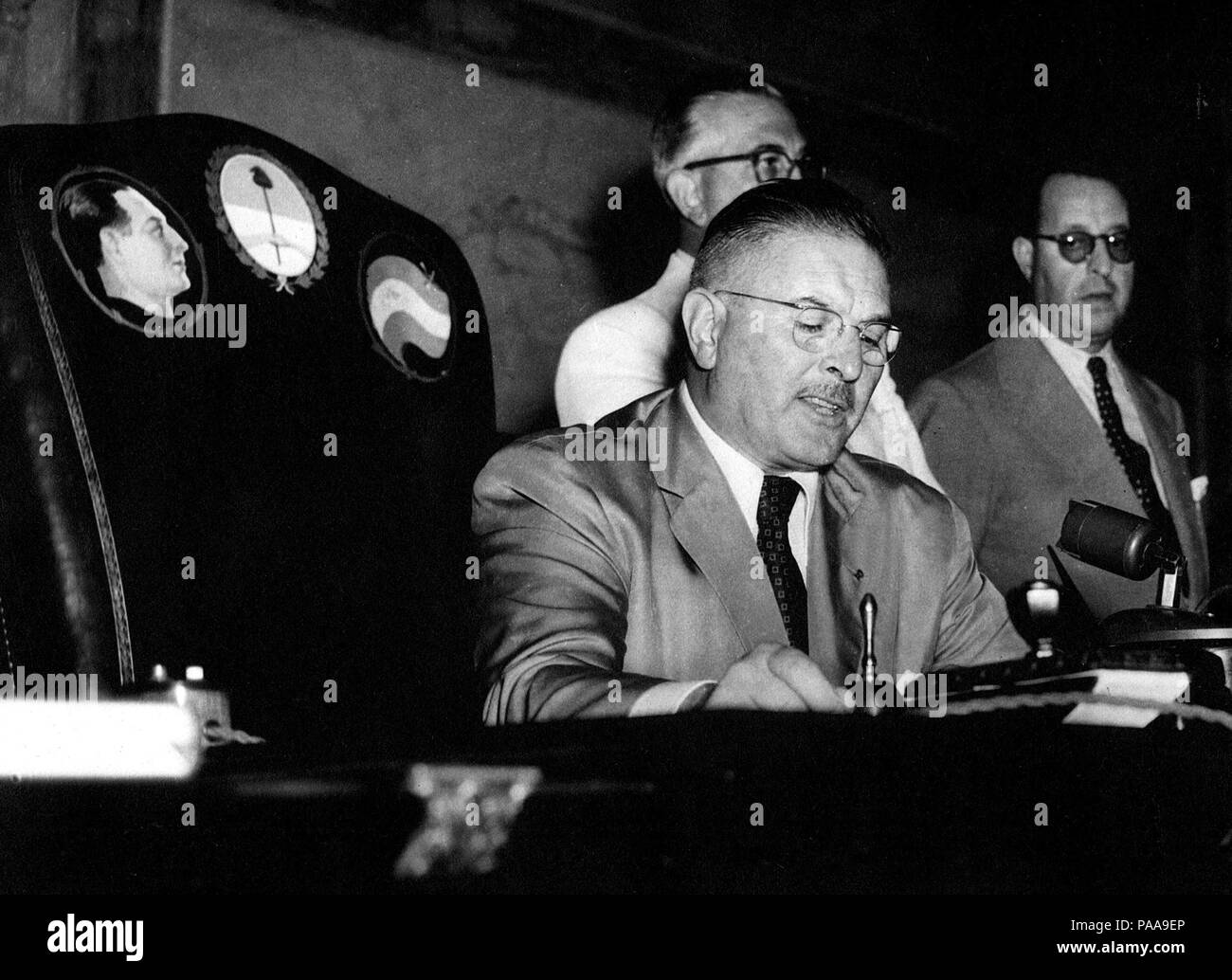 171 Mercante en acto de gobierno Foto Stock