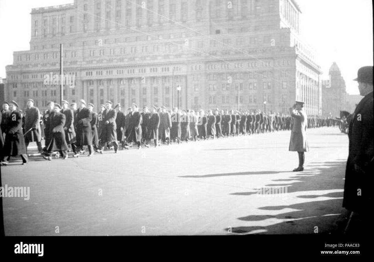 183 News. Montreal Servizio di armistizio. Alfieri I.O.D.E BAnQ P48S1P01541 Foto Stock