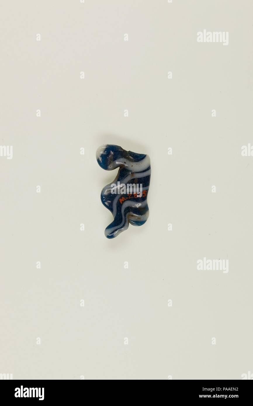 Taweret amuleto. Dimensioni: l. 2.4 × w. 1.3 cm (15/16 × 1/2 in.). Data: 100 BC-100 Annuncio. Museo: Metropolitan Museum of Art di New York, Stati Uniti d'America. Foto Stock