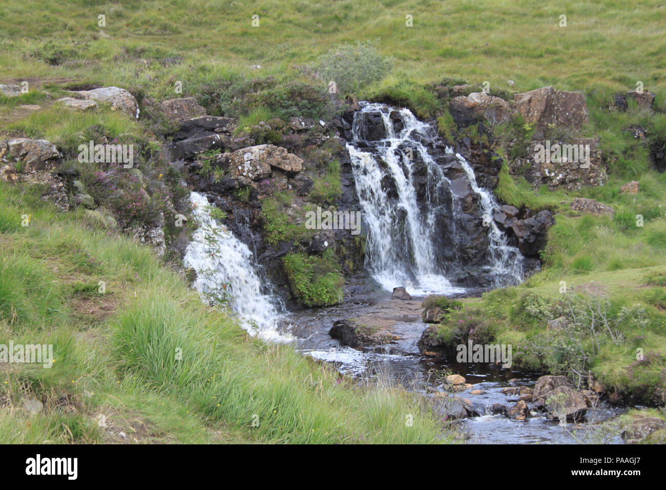 La Fata piscine sull'Isola di Skye Foto Stock