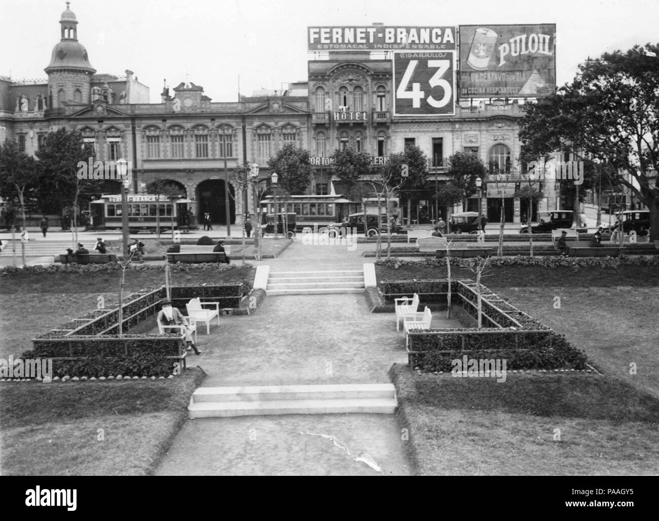 201 Plaza Italia, 1924 (AGNA) Foto Stock