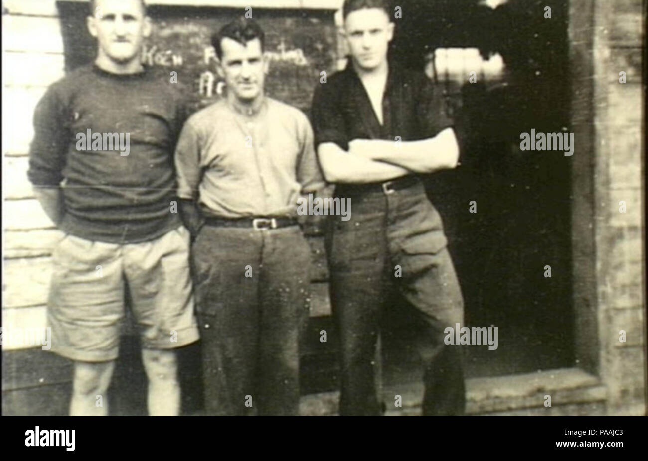 207 prigionieri di guerra a Stalag XVIII-D Foto Stock