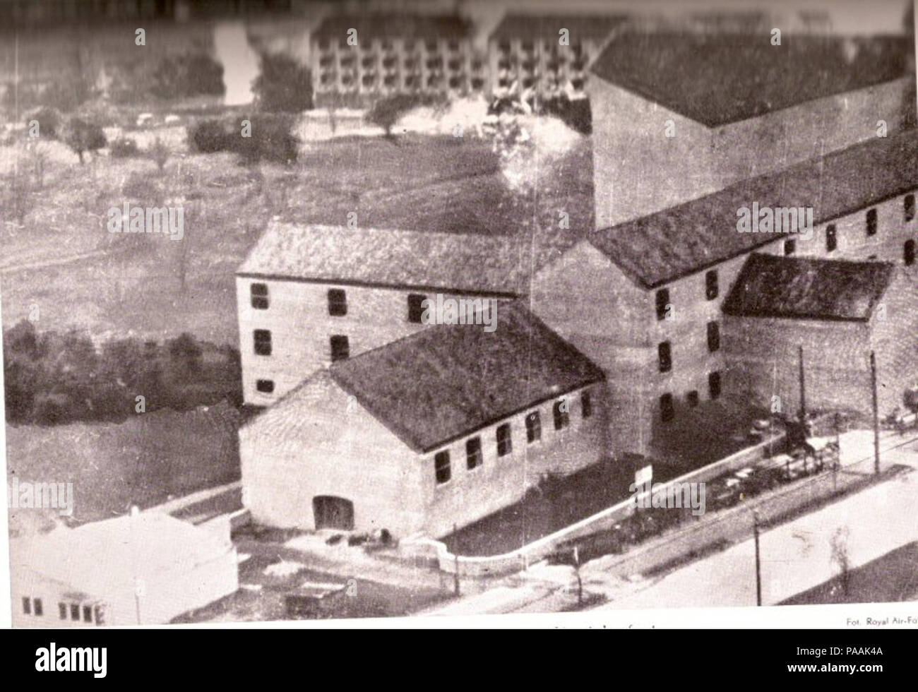 212 RAF attacco all'Università di Aarhus Gestapo sede 31 ottobre 1944 UN Foto Stock