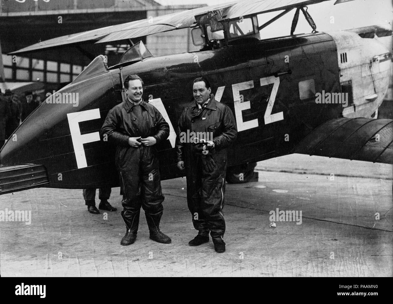 220 Robida et Codos, aviateurs Foto Stock