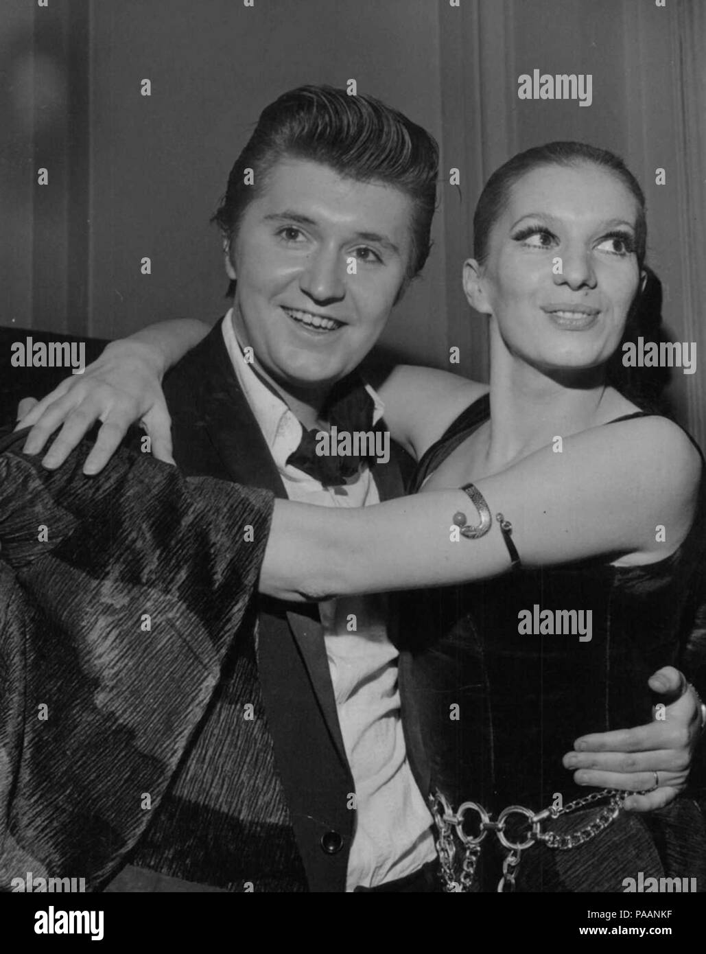 227 Sanremo 1969 Bobby Solo Iva Zanicchi Foto Stock