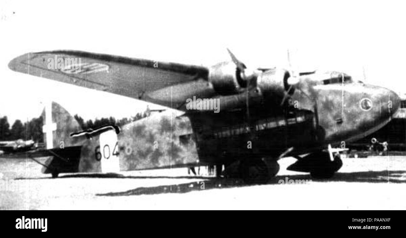 228 Savoia Marchetti SM.74 militare Foto Stock