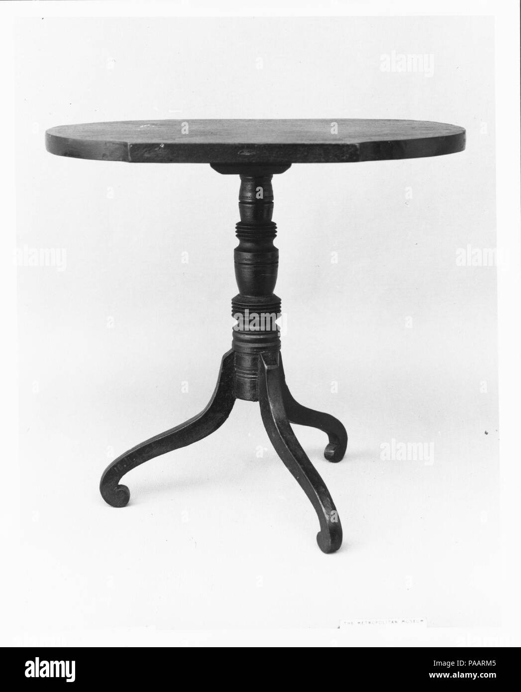 Modello di tabella. Dimensioni: 6 3/8 x 6 3/4 x 4 3/8 in. (16.2 x 17.1 x 11.1 cm). Data: 1770-1800. Museo: Metropolitan Museum of Art di New York, Stati Uniti d'America. Foto Stock