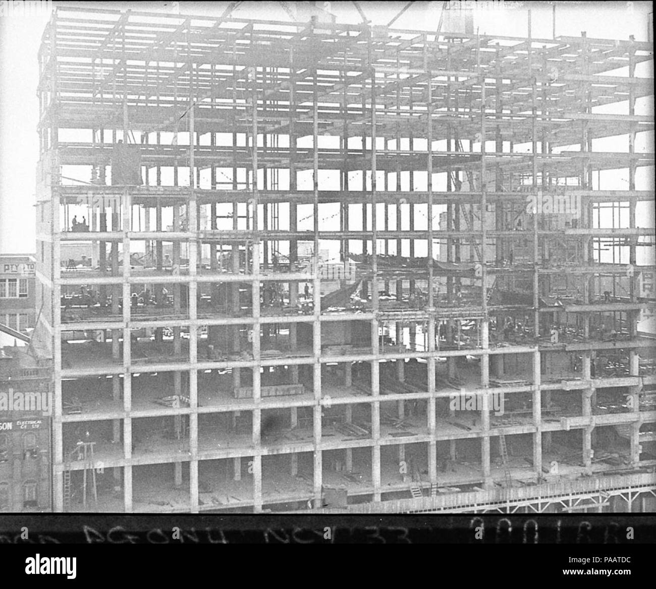 240 SLNSW 14230 Gollin Co nuovi uffici Casa Trasporto Wynyard Square Foto Stock