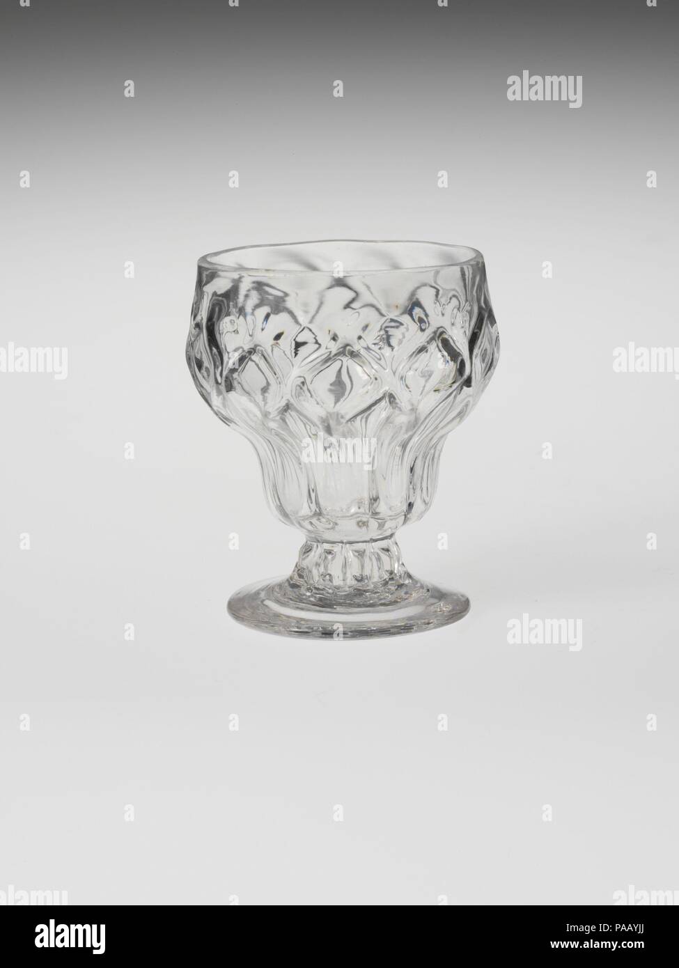 Saltcellar. Cultura: americano o britannico. Dimensioni: H. 3. (7.6 cm). Data: 1780-1825. Museo: Metropolitan Museum of Art di New York, Stati Uniti d'America. Foto Stock