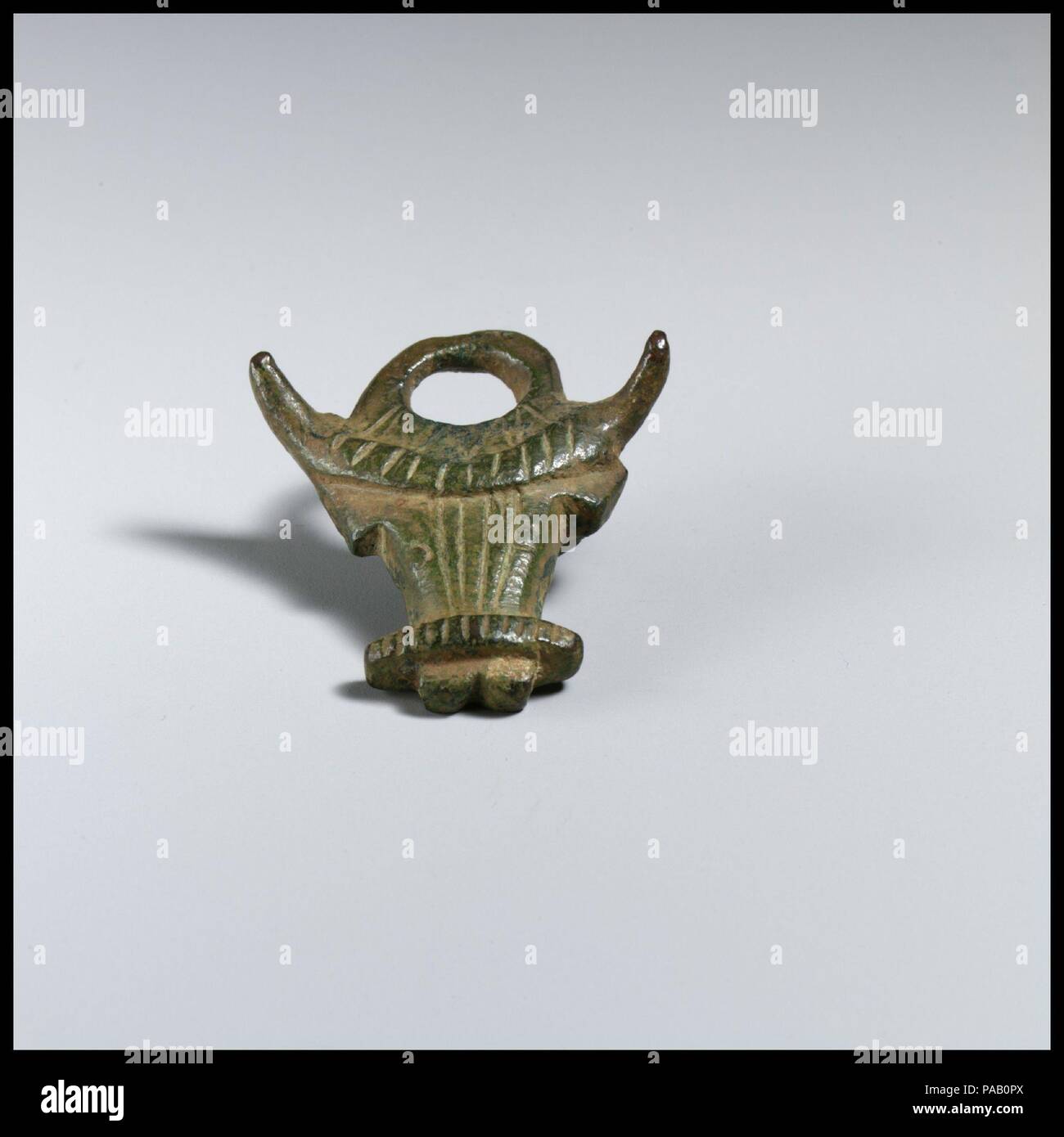 Amulet. Dimensioni: lunghezza 5.11 cm.. Museo: Metropolitan Museum of Art di New York, Stati Uniti d'America. Foto Stock