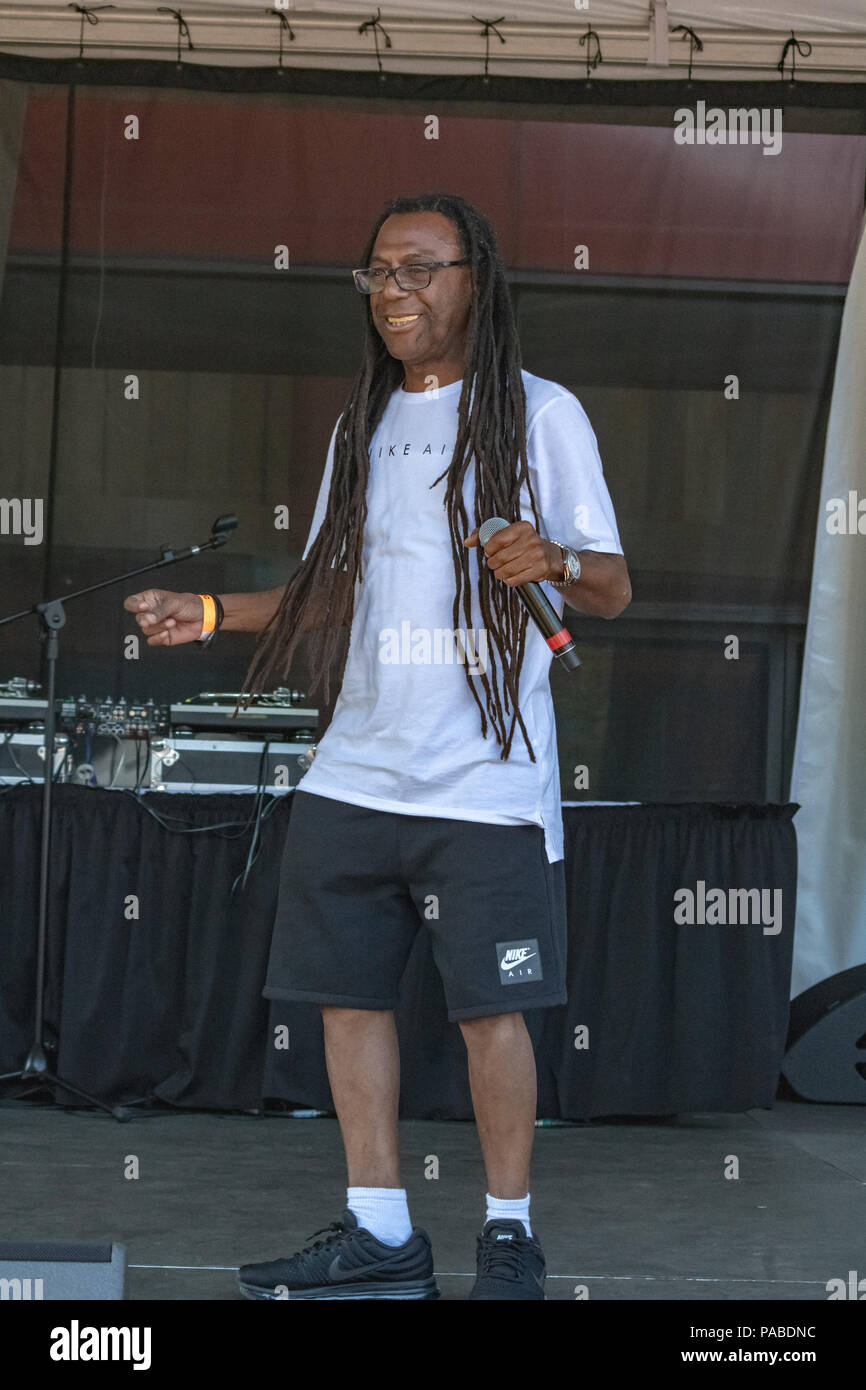 BUSY BEE HOSTING EPMD CONCERTO PRESSO NJ PAC Luglio 19,2018 Foto Stock