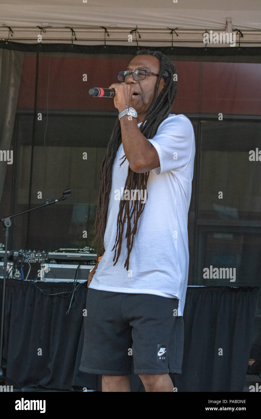 BUSY BEE HOSTING EPMD CONCERTO PRESSO NJ PAC Luglio 19,2018 Foto Stock